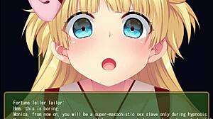 I steal monica's titillating task as her tsundere wife