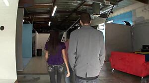 kourtney craves action at a voyeur's wild house  