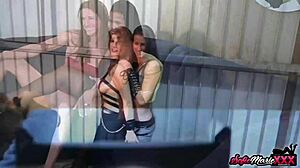 Seductive Sofie Marie Poses With Lesbian Lovers