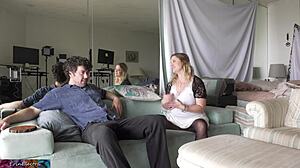 Stepsister Aids Stepbrother in Losing Virginity with Care