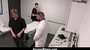 Doctor Sneaks Intimate Moments with Favorite Patient at Clinic