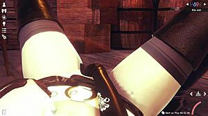 Exciting 3D Simulation Of Japanese Anime Girl In Action!