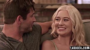 Skyler Storm and Nathan Bronson bang doggystyle while Haley Spades watches