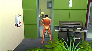 Aunt and nephew explore fucking in animated fun