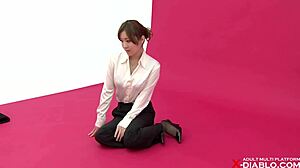 Amateur Nude Photoshoot With Maki Momoi In Lingerie