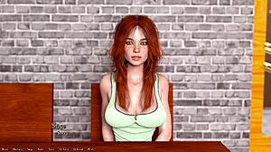 Being a Dik 06: Helping Curvy Redhead Boss with Huge Tits