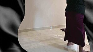 Tamil maid Sreelatha sucks owner's cock while wife is away