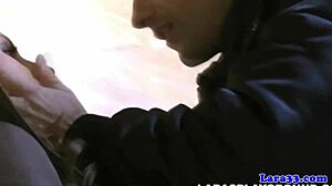 Jeg kan ikke tro min bundne euro milf fik sæd på røven efter vild sex