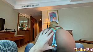 Petite Pinay says, 'I know how to drain big balls'