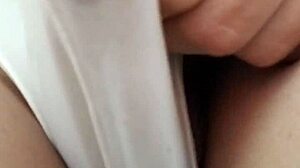 Solo jerking off with ripped clothes dripping!