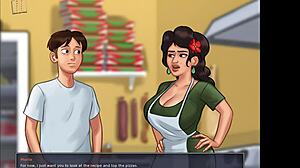 What happens in summertime saga 122 with big ass hentai action?