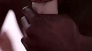 Does the black man suck that big white dick?