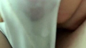 Solo jerking off with ripped clothes dripping!