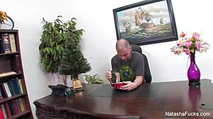 Natasha nice xmas fuck in the office