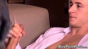 Young 18+ Guys Pound Ass in Wild Orgy