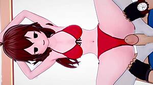 Girlfriend Moves Rhythmically in Bikini