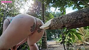 Man, I think bout stuffin wood in my ass when I pee outside, it itches bad!