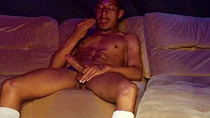 Pornstar engages in blowbang while thinking of friend