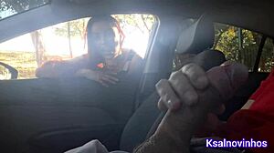 Young Man Flashes Teen Girl on Street, Seeking Directions with Excitement