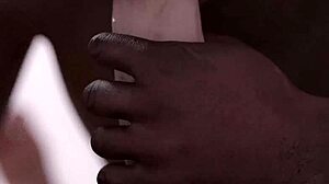 Does the black man suck that big white dick?