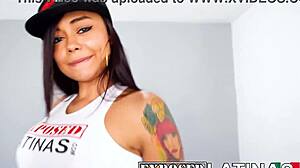 Teen Michel Shika's Big Boobs Shine in Spanish Casting