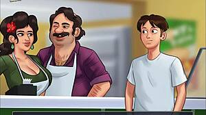 What happens in summertime saga 122 with big ass hentai action?