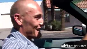 BBW hunting succeeded! Found a plump babe with huge tits!