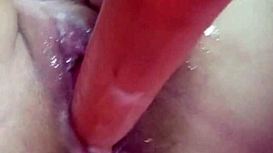 milf feels intense orgasm in solo masturbation tutorial.