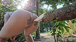 Man, I think bout stuffin wood in my ass when I pee outside, it itches bad!