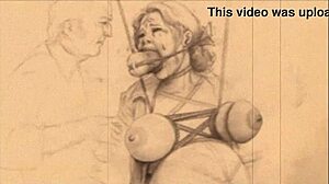 Evoking nostalgia with vintage erotic drawings