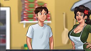 What happens in summertime saga 122 with big ass hentai action?