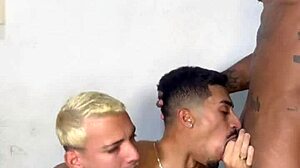 Intense Bareback Group Fuck With Big Black Cocks!