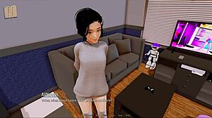 Harem Hotel 419: Cute Curvy Anime Girl In Sexy Outfit