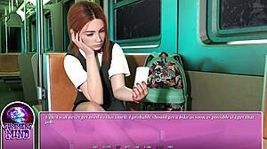 I meet a hot smoking emo with tattoos in summer city