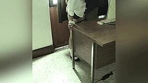 mexican student lets teacher fuck her in office