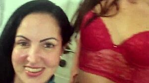 elisa sanches and pamela pantera prepare for brazilian anal sex