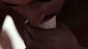 Does the black man suck that big white dick?