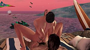 In this casual narrative, two guys engage in gay sex, exploring their desires passionately