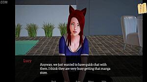 my new family gets erotic in this hentai?