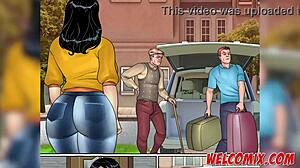 Old Man Pops In As Unwelcome Cartoon Guest!