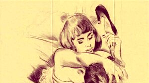 Vintage Erotik Çizimlerle Nostalji Dolu Tahrik