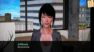 in my new family episode 278, the redhead amateur explores her erotic side.