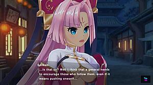 Magicami Koihime Muso Collab with Wild Hentai Group Riding Action