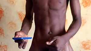 Mandigo's oiled monster cock ready for action