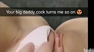 joyliii sexts her best friend's dad on snapchat, using toys until she cums