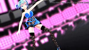 this anime hatsune miku is so cool! 🎶