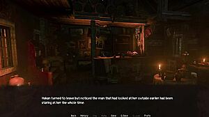 Brunette and Redhead Play Witcher with Monster Cock Demo