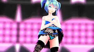 this anime hatsune miku is so cool! 🎶