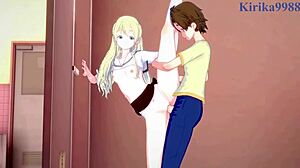 Kasumi Nomura And Olivia And Chisato Higuchi Intense Futanari Sex - Asobi Asobase Hentai 😍