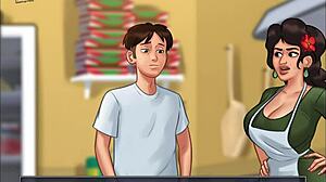 What happens in summertime saga 122 with big ass hentai action?